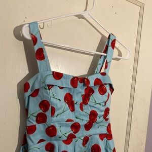 50s Cherry Print Dress